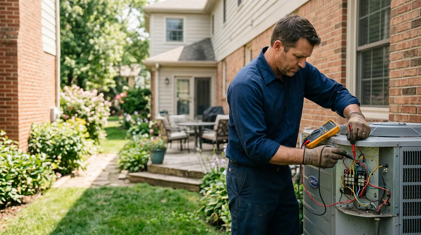 HVAC technician working near Rocklin, CA